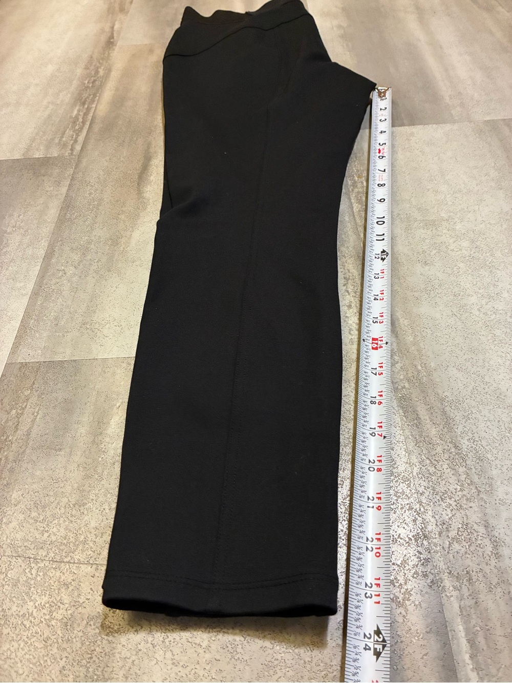 Simply Vera Vera Wang Black Skinny Ponte Pants - Sleek Fit - Picture 8 of 9